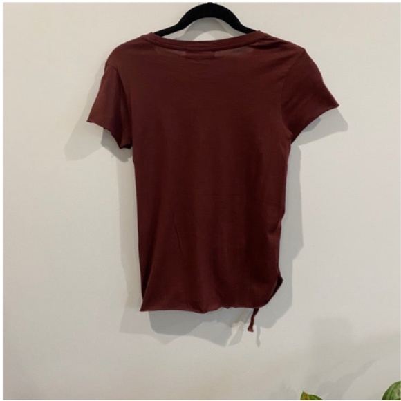 All Saints Arie Ruched Hem T-Shirt - Picture 4 of 4